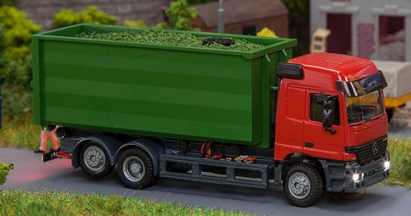 Faller 161313 - Car System Digital LKW MB Actros LH`96 Abrollcontainer