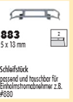 Sommerfeldt 883 - Schleifstücke 5 x 13 mm