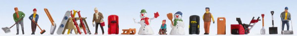 Noch 16220 - Figuren-Themenwelt „Wintertag“ reichhaltig