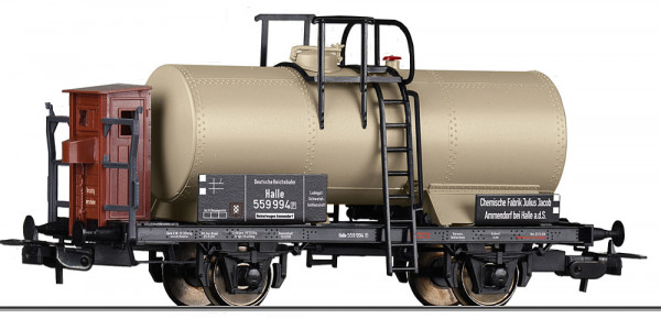 Tillig 77052 - DRG Kesselwagen mit Bremserhaus Ep.2, "Chem. Fabrik Julius, Ammendorf"
