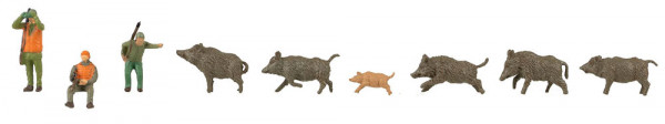 Faller 151701 - Jäger und Wildschweine