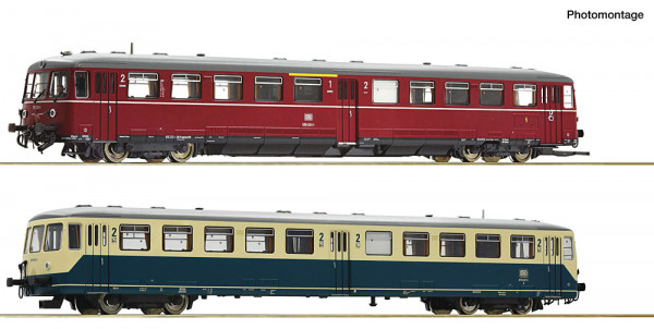 Roco 7700016 - DB 2er Set Akkutriebwag. BR 515+Steuerwagen DB DC E4