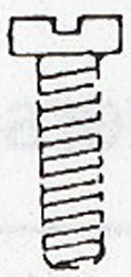Weinert 2155 - Schraube M2,0x12mm DIN84,10St