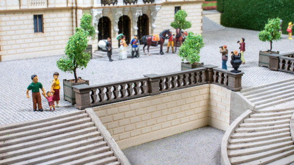 Noch 14215 - Balustrade 22,5 cm lang, 1,4 cm hoch