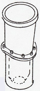 Weinert 8019 - Schlot BR64,86 Messingguss 1St