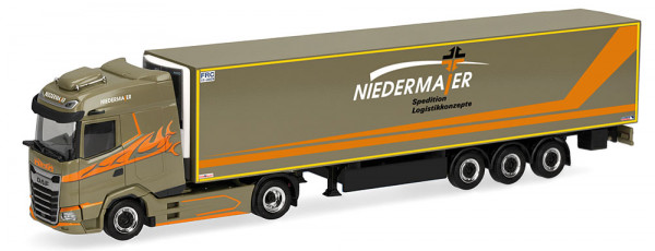 Herpa 321020 - DAF XG Kühlkoffer-Sattelzug "Niedermaier"