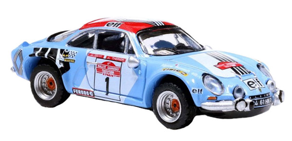 Brekina 14545 - Renault Alpine A110 mit Jean-Luc Thérier, Sieger Rallye S. Remo ´73