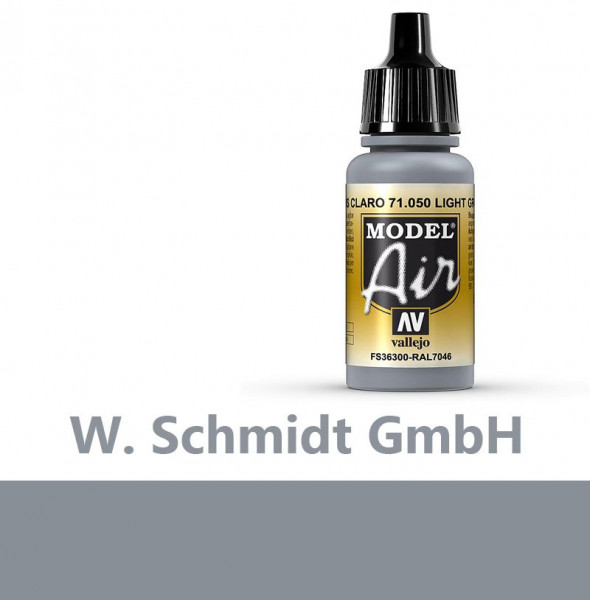 Vallejo 771050 - Model Air Hellgrau, 17 ml