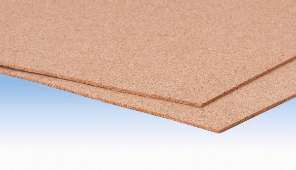 Noch 50416 - Kork-Platte 2 Stück, je 15x50 cm, 3 mm hoch