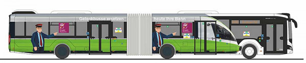 Rietze 75866 - MAN Lion´s City 18´18 Killer Citybus, Witten