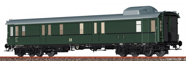 Brawa 58309 - H0 Gepäckwagen Pw4üe DR