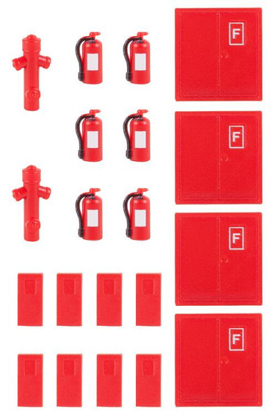 Faller 180950 - 6 Feuerlöscher und 2 Hydranten