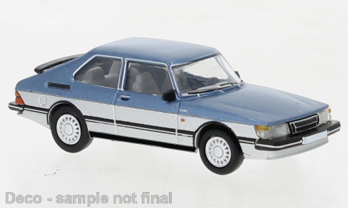 PCX870651 - Saab 900 Turbo metallic blau, silber, 1986,