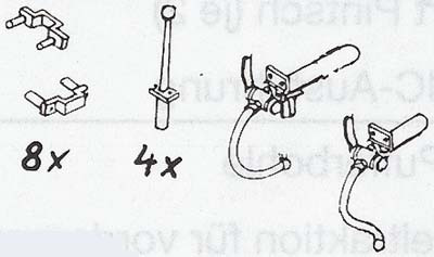 Weinert 8466 - Satz Griffe u.Bremsschläuche
