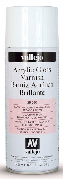 Vallejo 728530 - Lackspray, glänzend, 400 ml