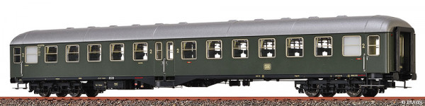 Brawa 58103 - DB Mitteleinstiegswagen 2.Klasse B4ymg-51 grün Ep.3, Wechslestrom, incl. Innenbeleucht