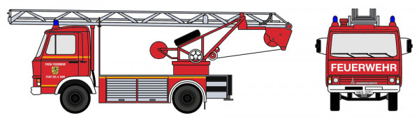 Loewe 4109 - Iveco Magirus "Zeta" 90M5 - DL18 Feuerwehr Zeil am Main