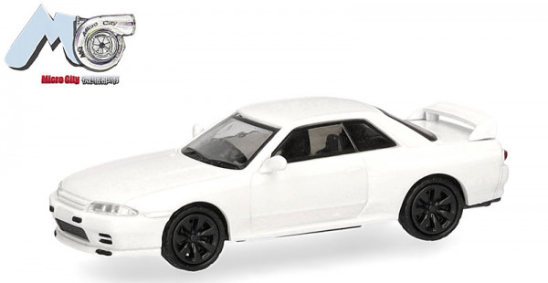 Herpa 87MC000102 Nissan Skyline GTR32, weiß