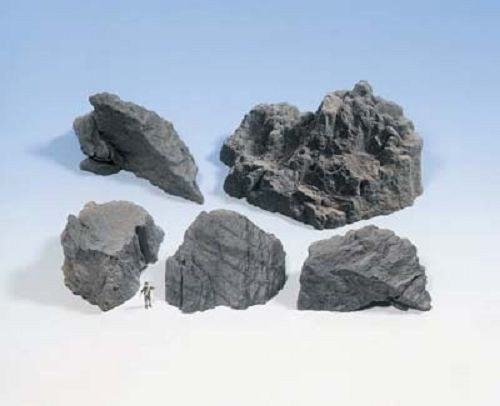 Noch 58451 - Struktur-Felsstücke Granit 5 Stück