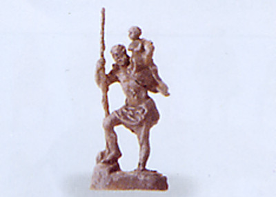 Preiser 29102 - Statue "Sankt Christophorus" handbemalt