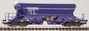 Piko 54631 - DB Mittelselbstentladewagen "Nacco" 4achs., Tanoos, Ep.5, blau