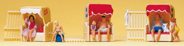 Preiser 10427 - Im Strandkorb