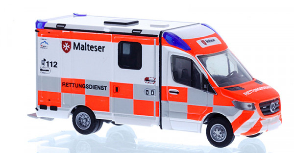Rietze 76153 - System Stobel RTW´18 Malteser Marburg