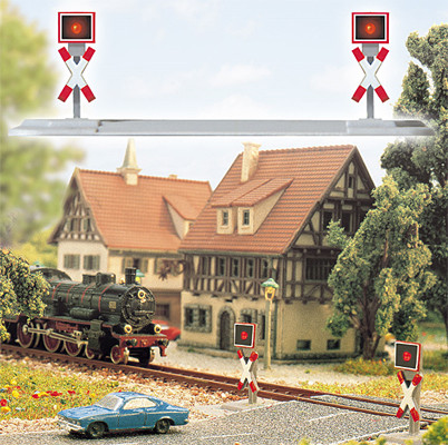 Busch 5954 - Warnblinkanlage Komplett-Set: 2 Warnblinker und elektronische Blinkschaltung einbaufert