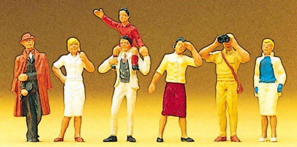 Preiser 10026 - Stehende Zuschauer 6 teilig