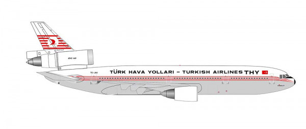 Herpa 539722 - Turkish Airlines McDonnell Douglas DC-10-10