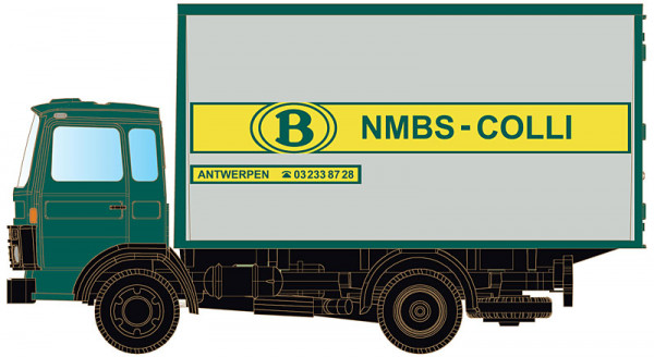LC-Minis - LC4833 - DAF 900 mit Koffer - SNCB (NM