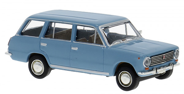 Brekina 22425 - Fiat 124 Familiare in hellblau