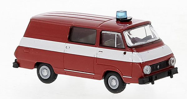 Brekina 30812 - Skoda 1203 Halbbus 1969, Feuerwehr ,