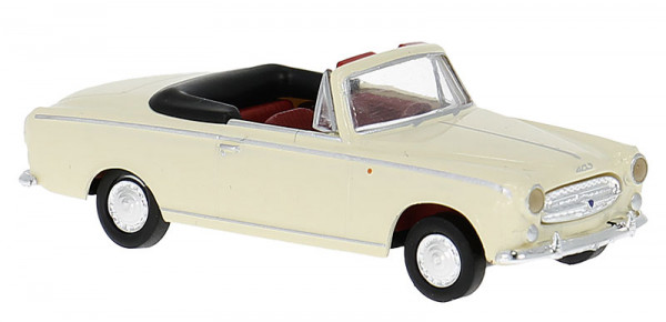 Brekina 29163 - Peugeot 403 Cabriolet weiß 1956