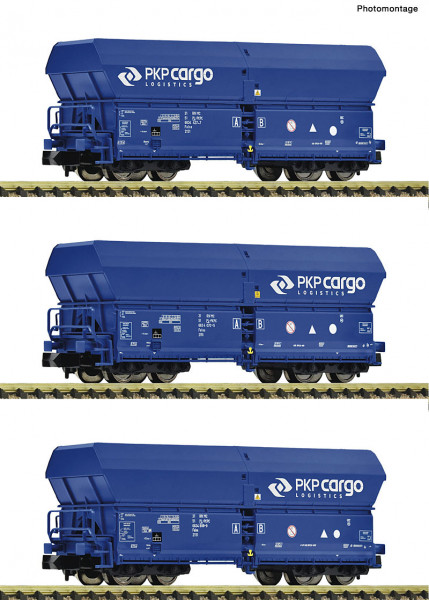 Fleischmann 6660086 - PKP 3er Set Selbstentladew. PKP E6