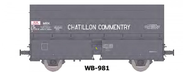 REE WB-981 - SNCF Set 2-teilig Kohletransportwagen STEMI56 Ep.5, "STEMI-HBL"