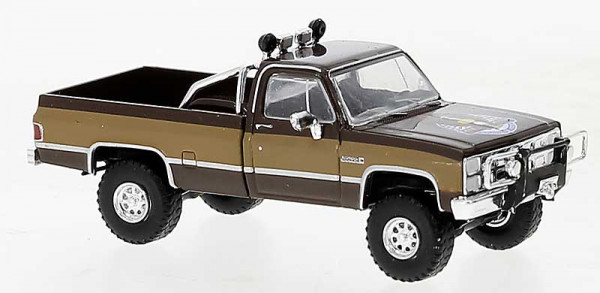 Brekina 19653 - GMC Sierra Grande All Terrain Version braun, gold, 1981,