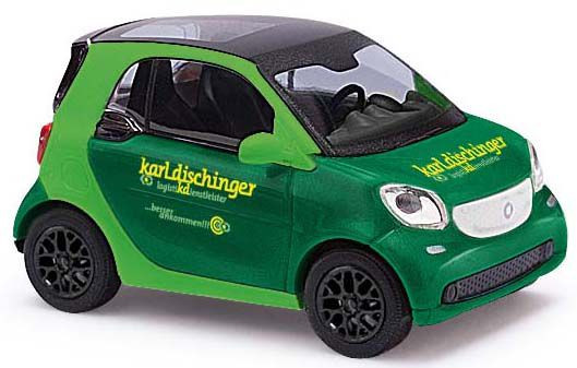 Busch 50718- Smart Fortwo 14 Spedition Dishinger Bj.2014