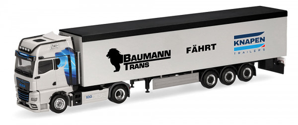 Herpa 320085 - MAN TGX GM Schubb.-SZ Baumann