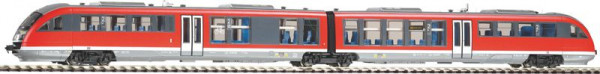Piko 52289 - DB AG Dieseltriebwagen "Desiro" BR 642 2-teilig verkehrsrot Ep.6, neutral, AC-digital
