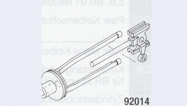 Weinert 92014 - Kreuzkopf m.Gleitb.f.Mallet 1P