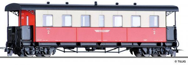 Tillig 13934 - NKB Personenwagen KB4i 2.Klasse Ep.3, creme/rot