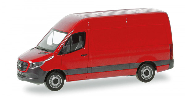 Herpa 093811-002 - Mercedes-Benz Sprinter 18 Kasten Hochdach, rot