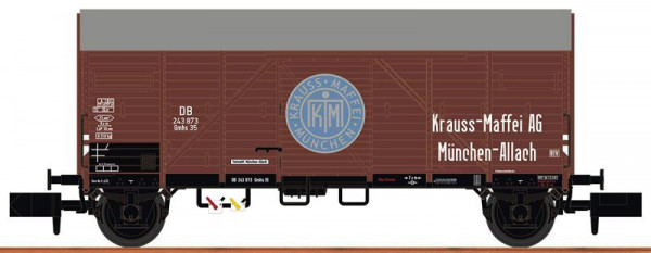 Brawa 67322 - DB gedeckter Güterwagen Gmhs 35 Ep.3, "Krauss Maffei"