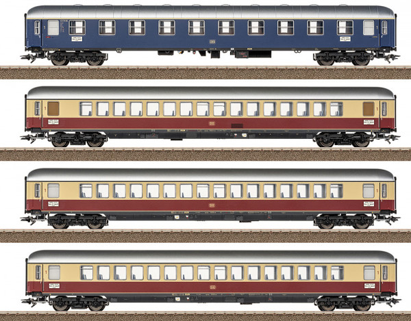 Trix 23112 - DB Set 4-teilig Reisezugwagen "Schnellverkehr" IVA Ep.3, Set1