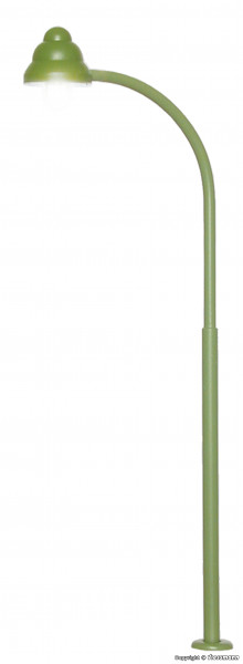 Viessmann 6012 - Bogen-Gaslaterne grün, LED warmweiß