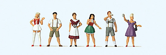 Preiser 10674 - Stehende Biertrinker 6 tlg.