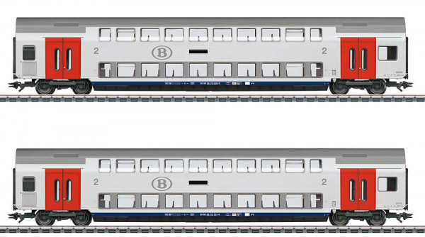 Märklin 43566 - SNCB Set 2-teilig Doppelstockwagen 2.Klasse Ep.6