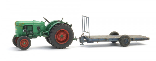 Artitec 387.706 - Deutz D30 Obstgartentraktor mit Anhänger