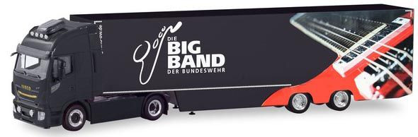 Herpa 746694 - Iveco Stralis XP Koffer-Sattelzug "Big Band der Bundeswehr"